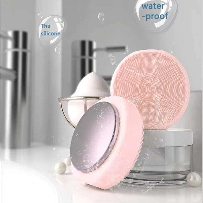 Silicone Face Scrubber Electric - Sikat Pembersih Wajah Elektrik Silikon dengan