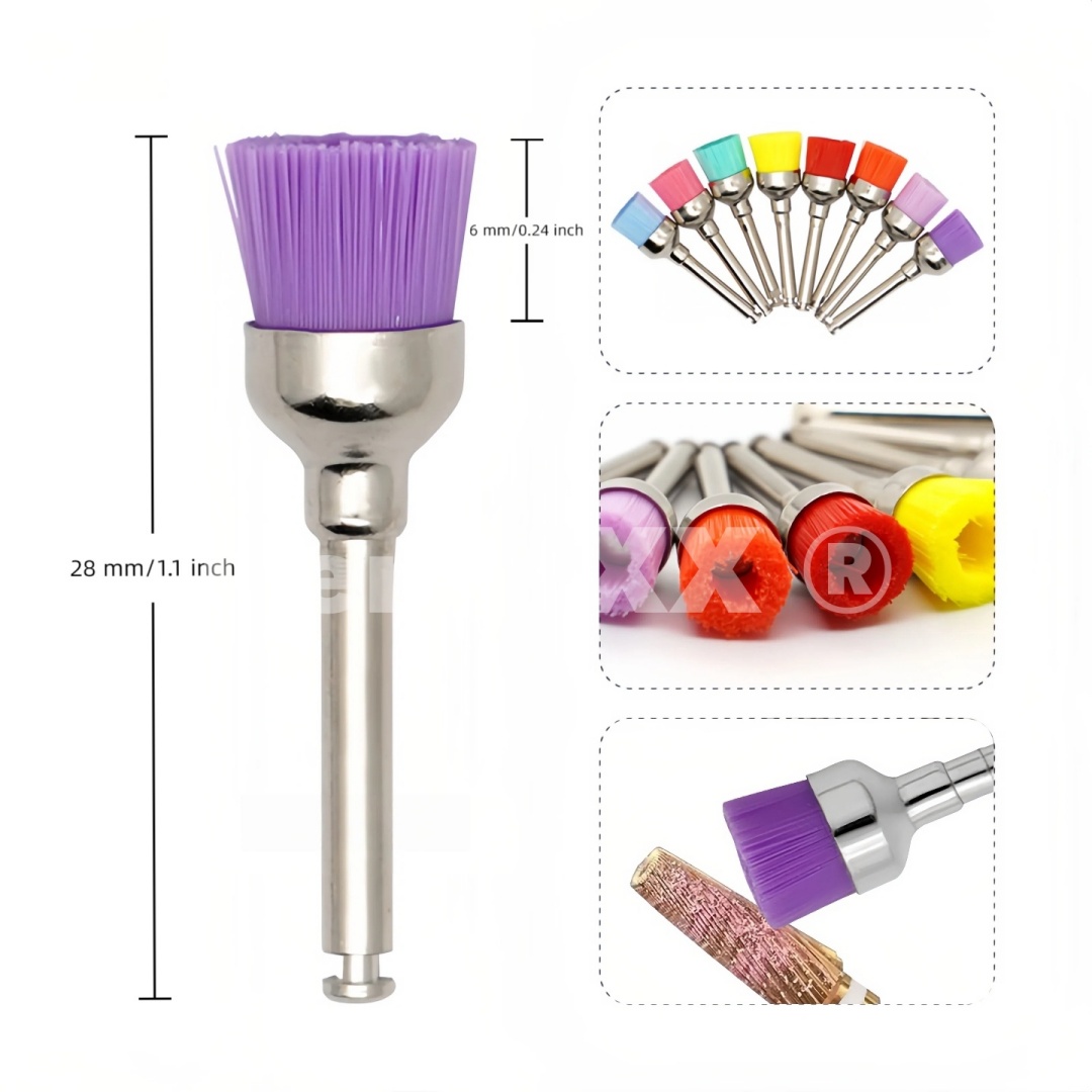 Sikat Poles Nilon, Berwarna-wa - Nail Art ulasan dan harga