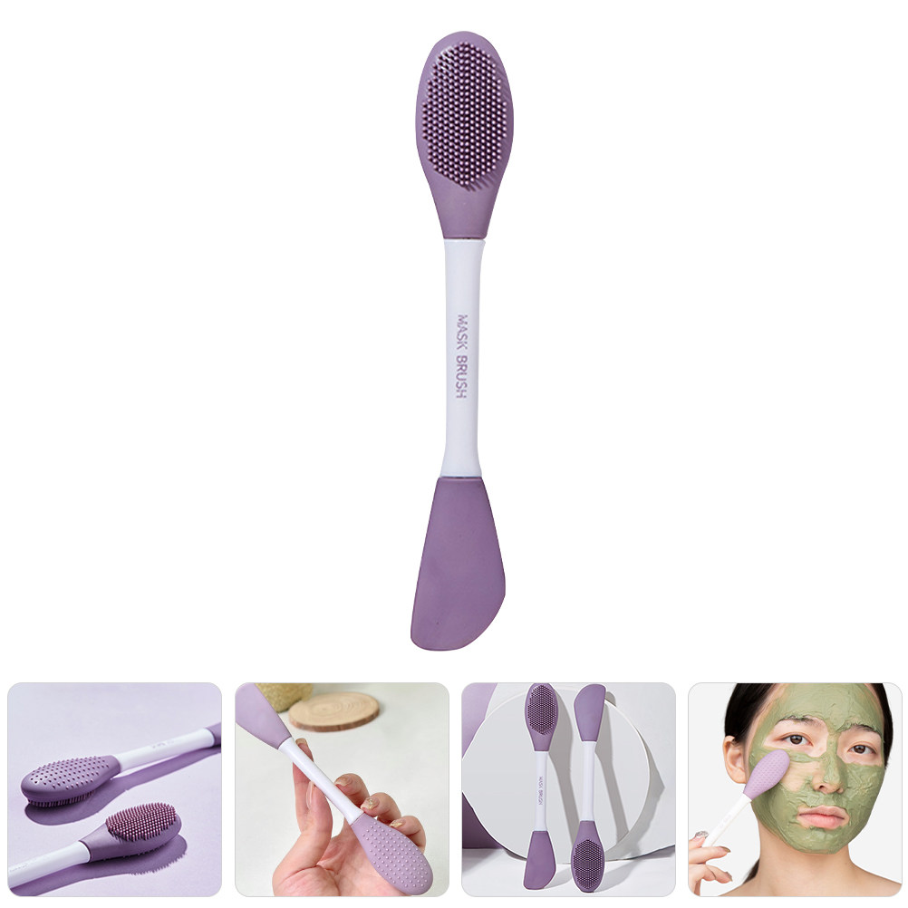 Kuas Masker Silikon, Alat Pemb - Silicone Face Scrubber Electric ulasan dan harga