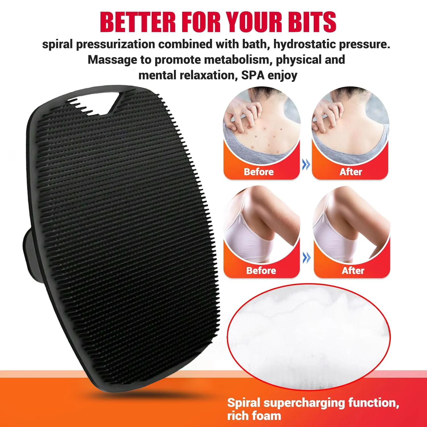 Sikat Mandi Pijat Baru Sikat M - Silicone Face Scrubber Electric ulasan dan harga